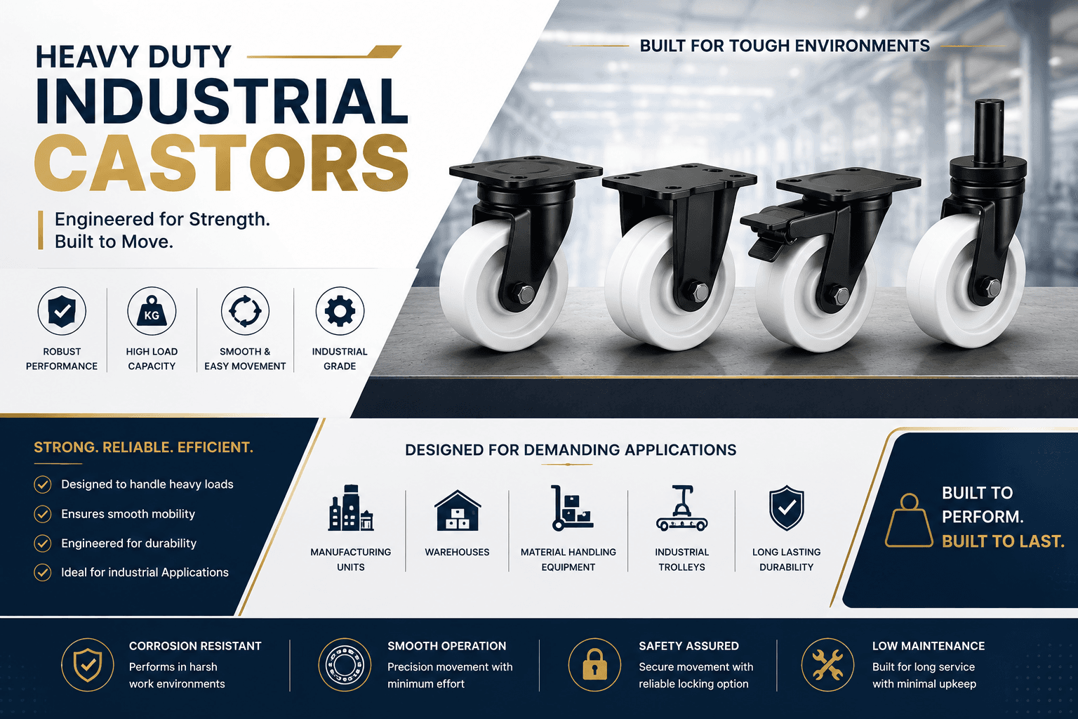 Heavy Duty Industrial Caster Wheels