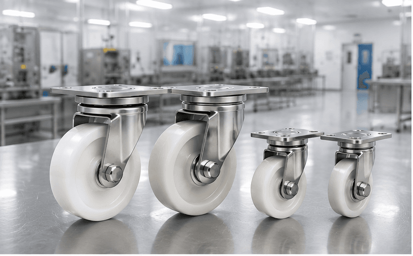 SS Pharmaceutical Grade Casters view 1