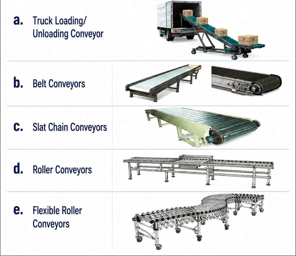All Types of Industrial Conveyors view 1